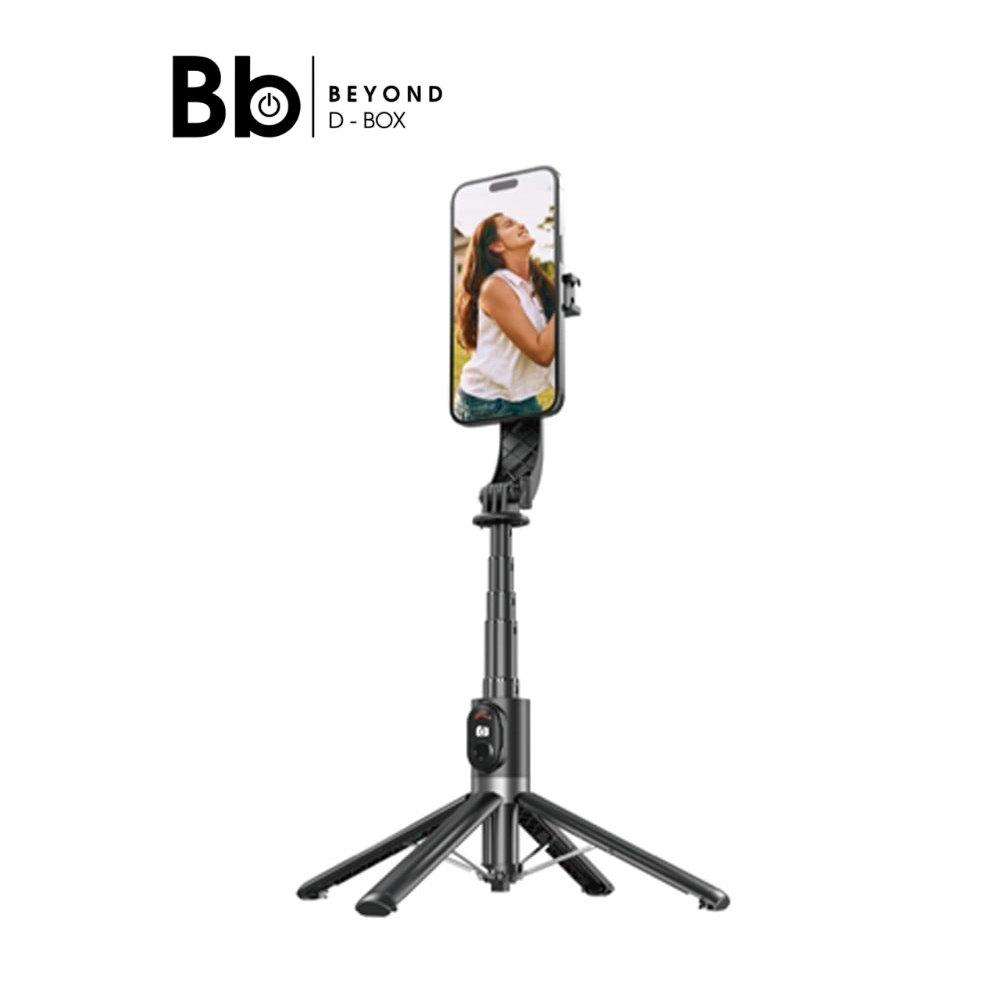 ขาตั้งกล้อง QPLUS Selfie Stick Magesafe + Wireless Remote control 1.4M Aluminum P07 Max Black by BB Beyond D-Box