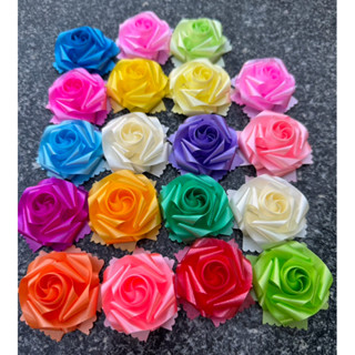 เหรียญโปรยทาน ลายดอกกุหลาบ พร้อมใช้งาน คละสีพร้อมส่ง