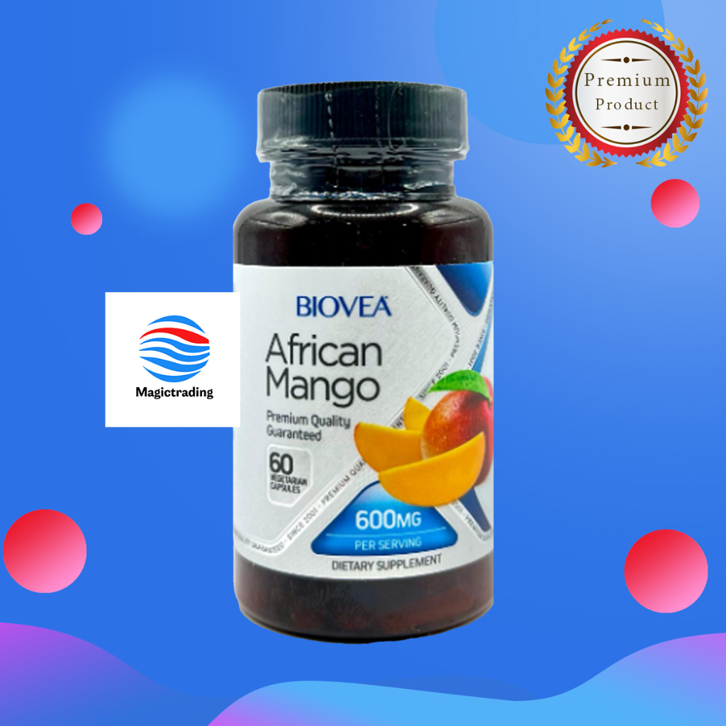 BIOVEA AFRICAN AFRICAN MANGO 600mg 60 Vegetarian Capsules