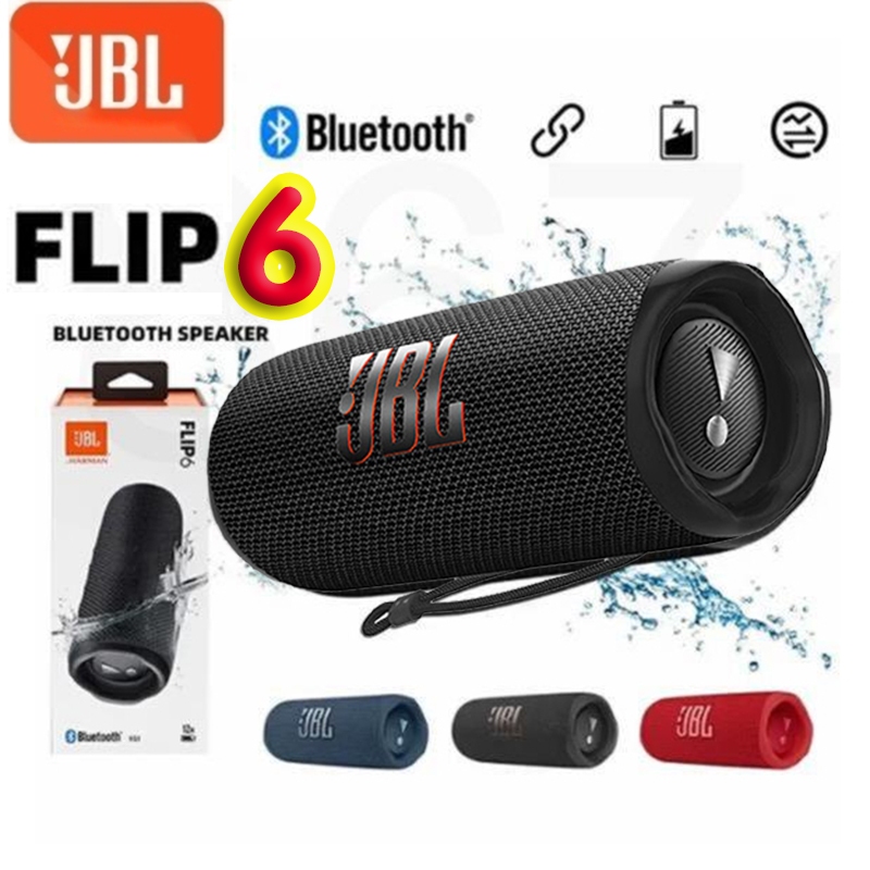 ของแท้100% Fllp6 ลำโพงบลูทูธ ลำโพงพกพา Bluetooth Speake Outdoor Waterproof Wireless Speaker for IOS/Android/PC