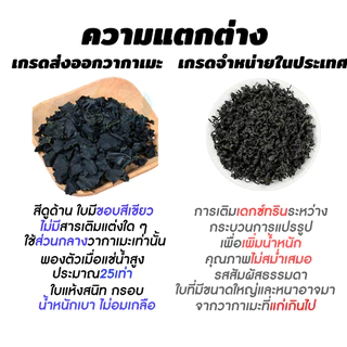 แท้💯สาหร่ายวากาเมะเกรดส่งออก แบบพรีเมี่ยม 250g เกรดคล้ายตี๋น้อย วากาเมะใหม่ต้นฤดู พองตัวได้15เท่า Dried Wakame Seaw