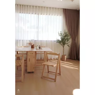 MAAI Design A chair เก้าอี้พับเก็บได้ ประหยัดพื้นที่ อเนกประสงค์