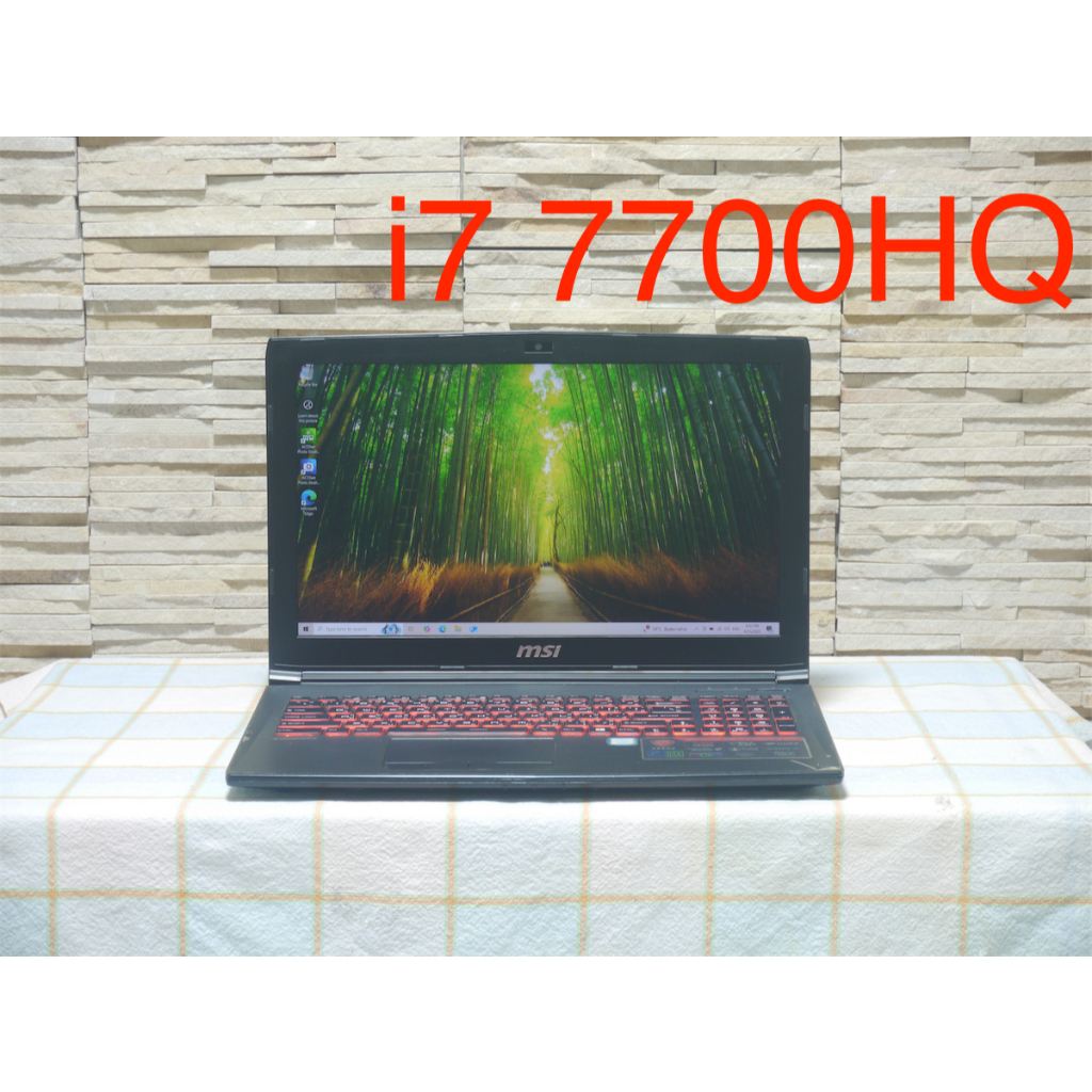 วารุณีโน๊ตบุ๊คมือสองราคาถูก MSi GP62MVR 7RFX สินค้ามีตำหนิ
