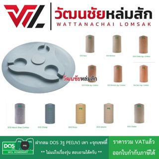 ฝากลม DOS 3รู PE(UV) เทา +จุกเซฟตี้ ใช้กับรุ่น Granito Chaba…
