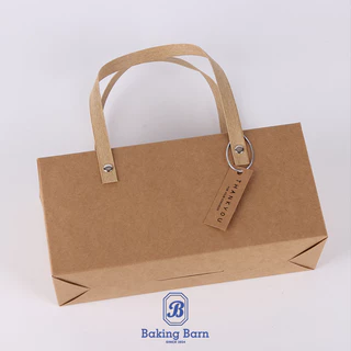 Baking barn กล่องของขวัญ ของฝาก ของชำร่วย ใส่ขนม กล่องกระดาษสีน้ำตาล Gift box