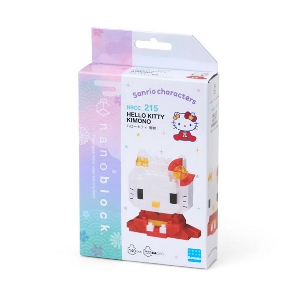 Kawada nanoblock Sanrio NBCC_215 Hello Kitty Kimon 4972825229064 (นาโนบล็อค)