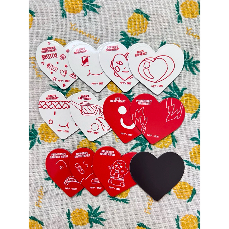 แม็กเน็ตแปะหัวใจ Npp x Bus