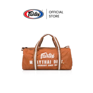 Fairtex กระเป๋ากีฬา BAG9 Barrel Bag กระเป๋ายิมทรงถัง ไนลอน น้ำหนักเบา ช่องจุของเยอะ ใช้ได้ทุกวัน | Duffel Bag