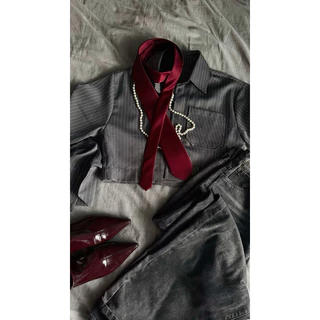 🍒สีแดงไวน์พื้น พร้อมส่ง(กว้าง8 Cm. ,ยาว114 Cm. )/ necktie เนคไทแบบผูกเอง 👑✨ (กทม.มีบริการส่งด่วน)