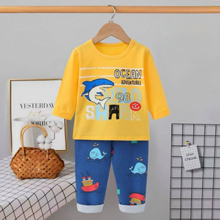 ชุดนอนแขนยาว ขายาว ผ้าคอตตอน ใส่สบาย ใส่ได้ทั้งหน้าร้อน หน้า…