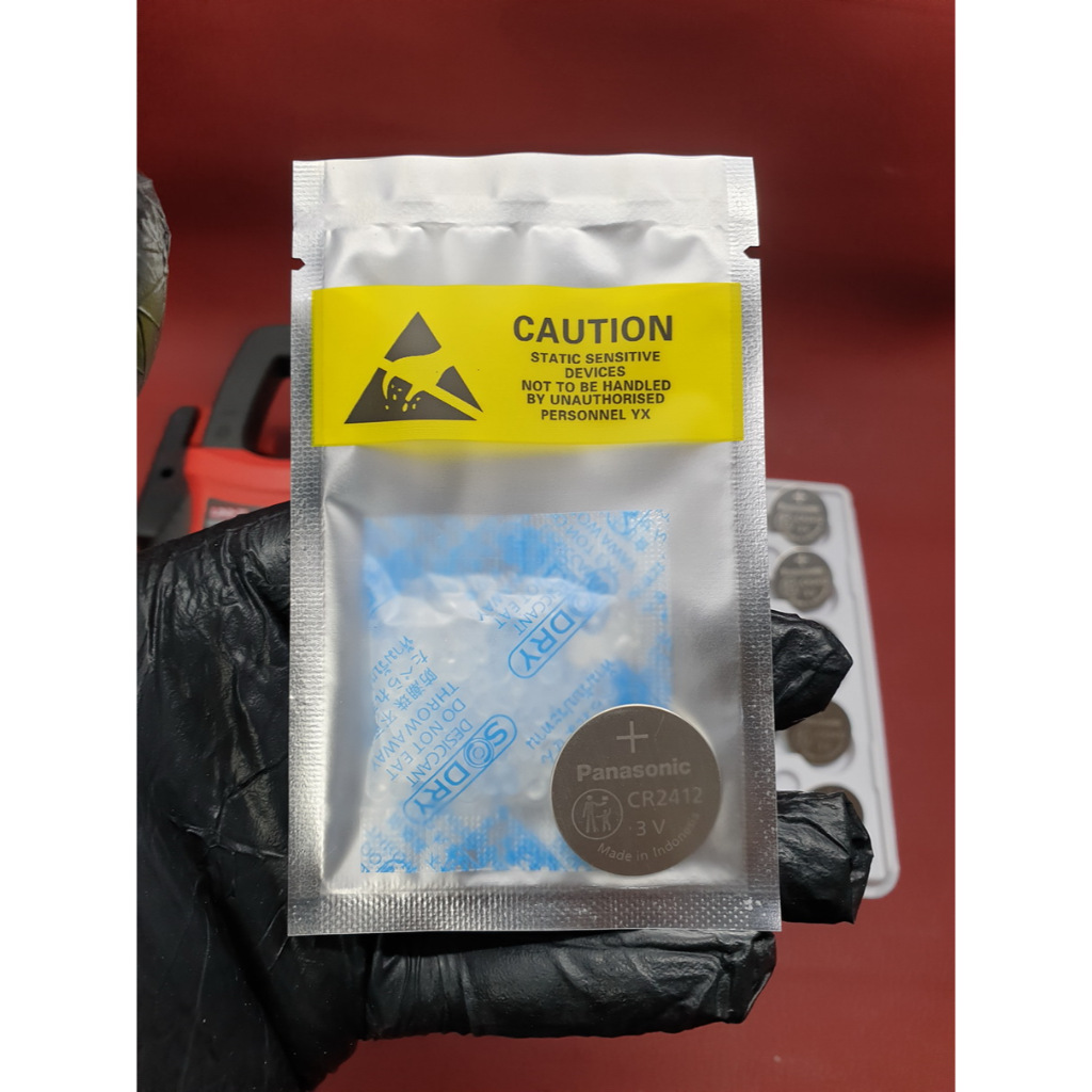 ถ่าน แบตกระดุม  Panasonic CR2412 แท้ แบบไม่มีแพ็คเกจ (แพ็ค1ก้อนใส่ซองกันไฟฟ้าสถิตย์อย่างดี) - รูปที่ 5
