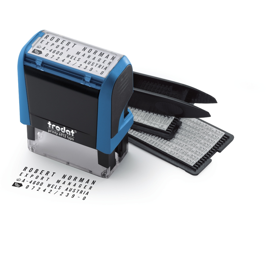 Trodat TYPO  D-I-Y Stamp Set ชุดตรายางพิมพ์ข้อความเอง – ปรับเปลี่ยนได้ตามใจคุณ