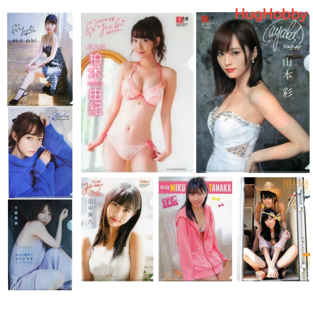 [ขายเหมา 8 แผ่น] มือ2 แฟ้มใส (B5) ศิลปิน/ไอดอลหญิง AKB48/HKB48/NMB48/SKE48 #5 J-Pop ของแถมนิตยสารญี่