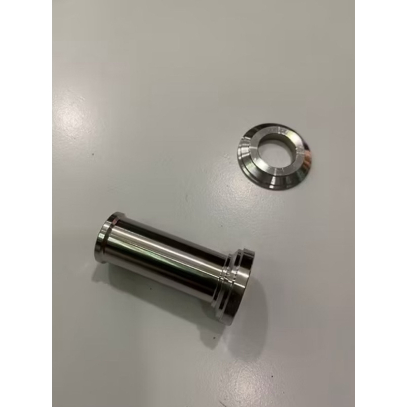 บูทรองคันสตาร์ท บูทคันเกียร์ กลึงมือ สแตนเลสเเท้100% สีเงิน w125r s  125iเลี้ยวบังลม ,w110i ทุกรุ่น - รูปที่ 2