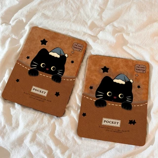 🚀จัดส่งทันที🚀เคสไอแพด การหมุน 360 องศา ราตรีสวัสดิ์นะเจ้าแมว Gen12 Pro13 Air7/6 11 น่ารัก เคสipad