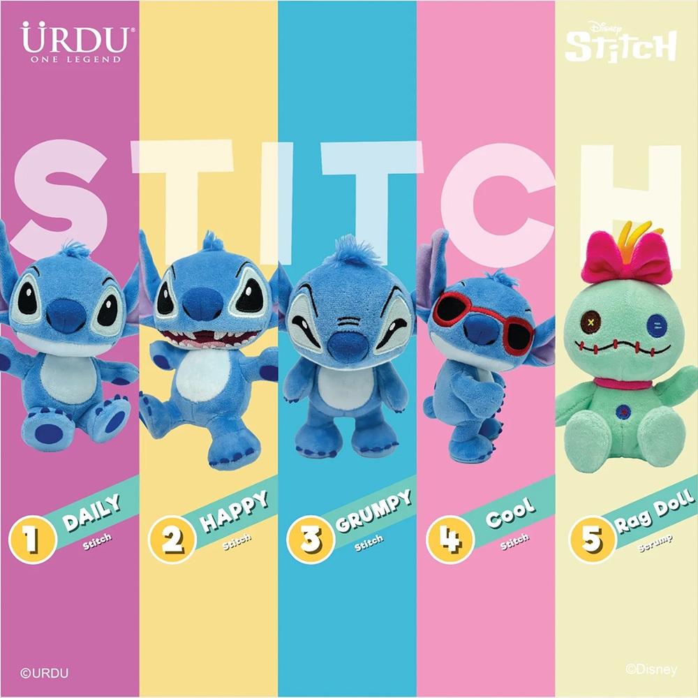 (UD47277)URDU DISNEYACTIONSOFTOY SERIES-STITCH แบบสุ่ม