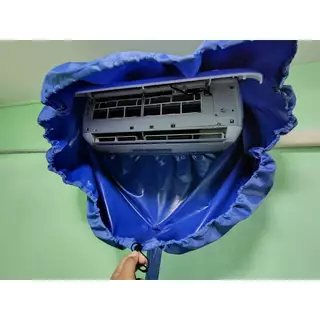 ผ้าใบล้างแอร์ รุ่นใหม่ล่าสุด กันน้ำรอบทิศทาง 12,000-24,000 BTU รุ่นกันน้ำยาเคมี ติดตั้งง่ายพกพาสะดวก