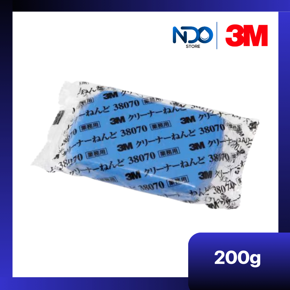 (ของเเท้) 3M 38070 ดินน้ำมันขจัดคราบ ละอองสี ยางมะตอย เเละฝุ่นบนผิวรถยนต์ Perfect-It Cleaner Clay 20