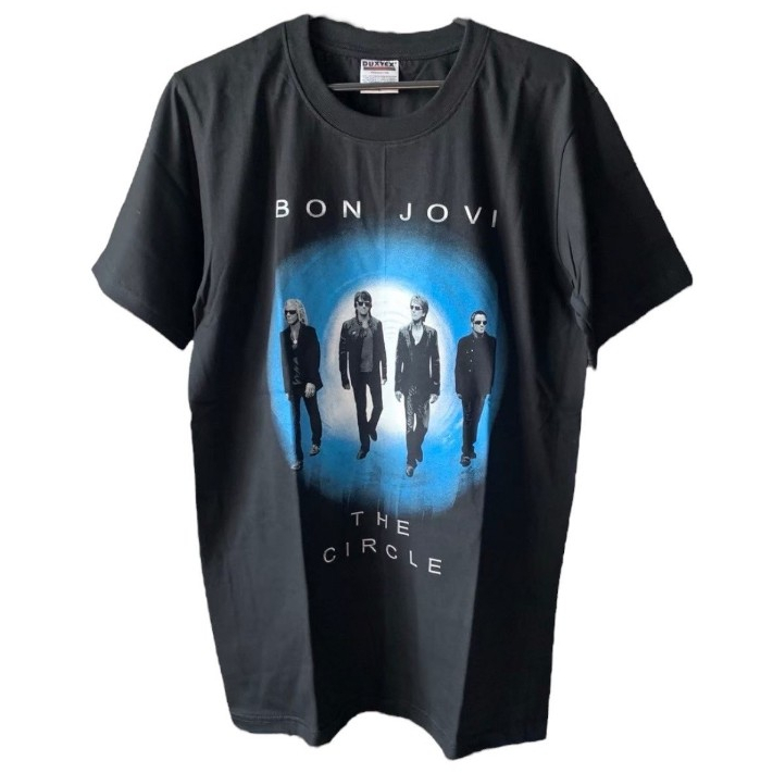 เสื้อวงร็อค Bon Jovi บอง โจวี่ เสื้อวินเทจ
