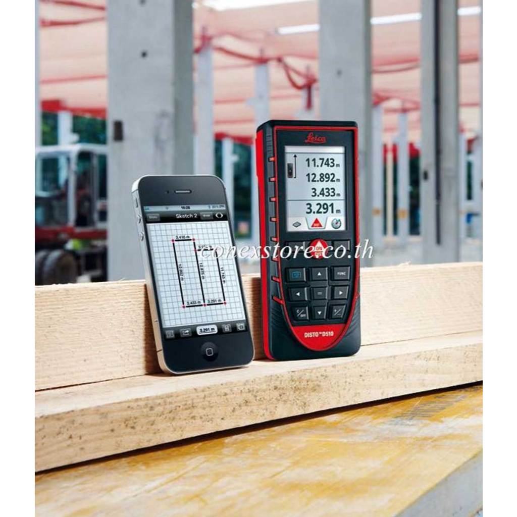 เครื่องวัดระยะเลเซอร์ ไลก้า DISTO D510 สำหรับงานกลางแจ้ง