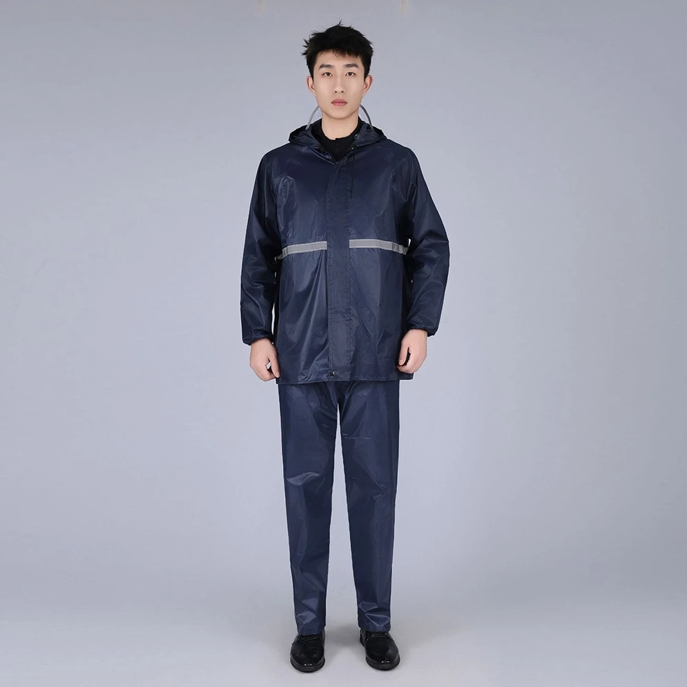 ชุดกันฝนผู้ใหญ่ เสื้อและกางเกง มีแถบสะท้อนแสง thumbnail 5