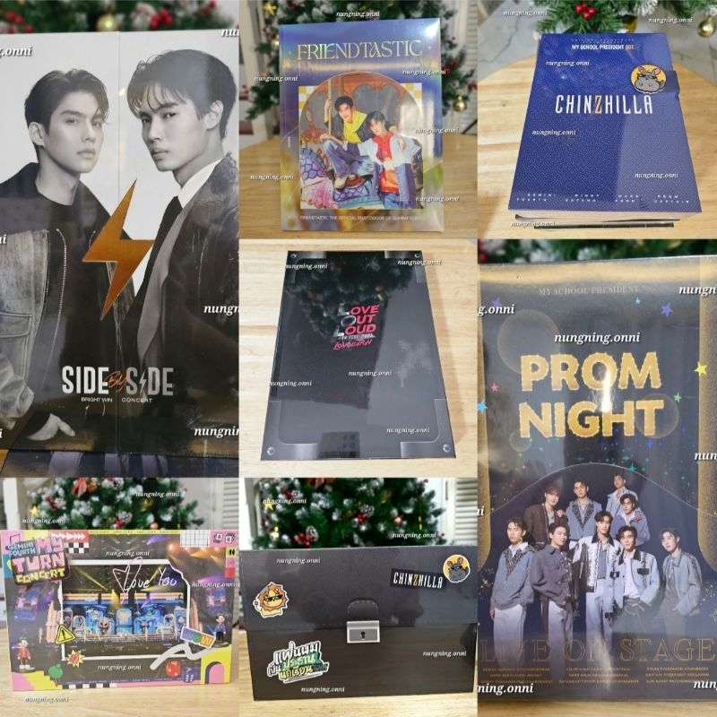 *ของแท้* DVD boxset Gemini Fourth, My School (แฟนผม), Bright Win, Love out Loud 2023 concert (ยังไม่แกะทุกชิ้น)