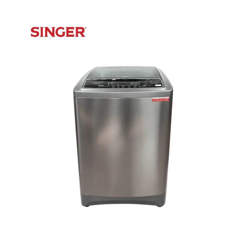 (พร้อมส่ง) ]Singer Washing machine เครื่องซักผ้าอัตโนมัติถังเดียวฝาบน 15 kg รุ่น SAW-915