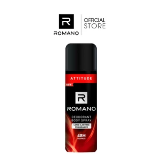 (สเปรย์ 48H) 150ml. Romano Deodorant Spray โรมาโน่ สเปรย์ระงับกลิ่นกาย