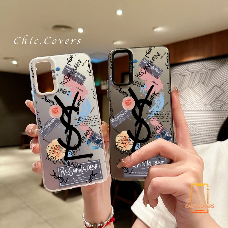 สัญลักษณ์โลโก้แบรนด์แนวโน้มดูเดิลเคสสำหรับVIVO Y20 Y20s Y12s Y12A Y15s Y15A Y01 Y21 Y21T T1X Y33S Y33T Y17s Y28 V25 V25E