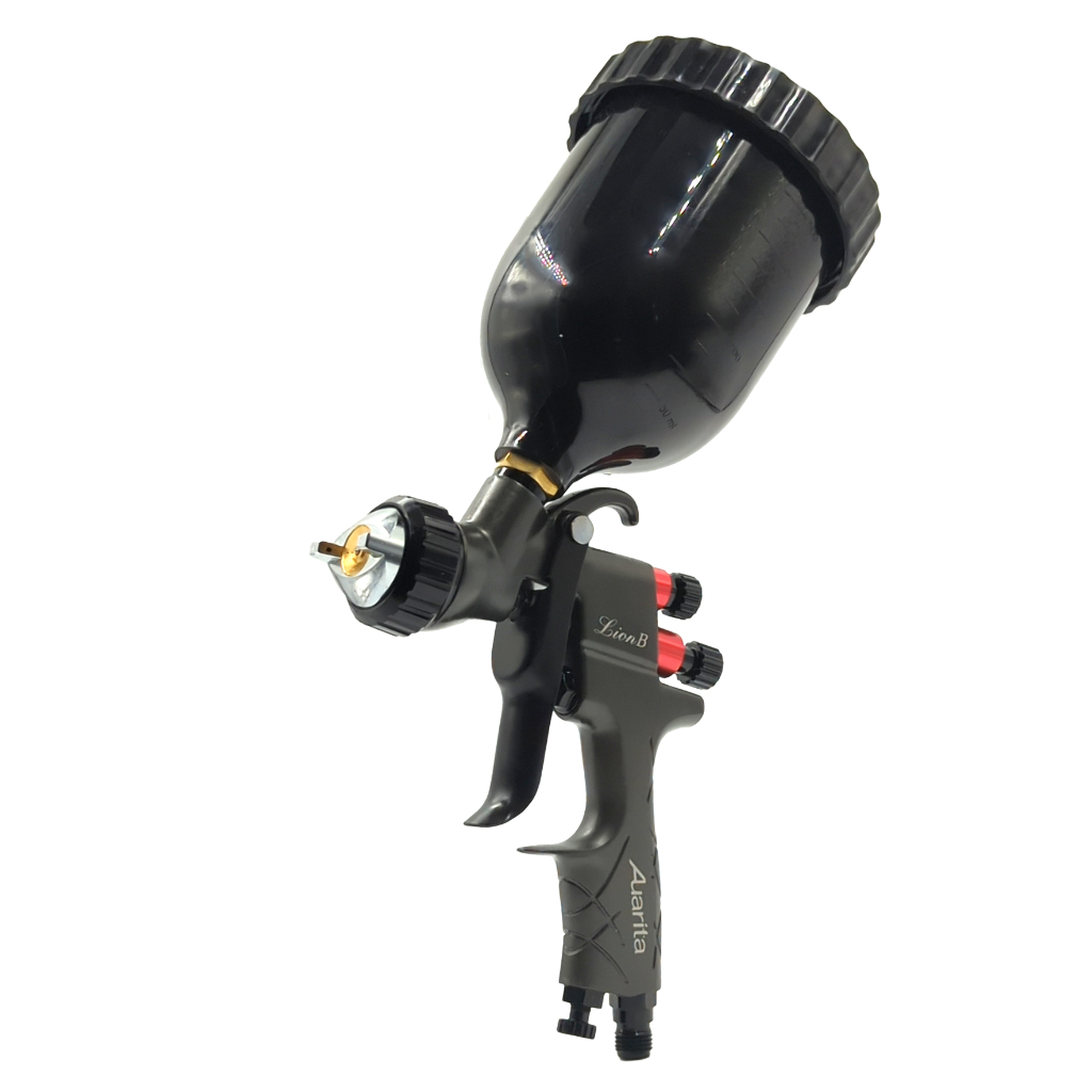 Auarita กาพ่นสี Lion B หัวเล็ก 1.3 1.5 2.0 มม. 600 ซีซี HVLP กาบน กาหงาย ขนาดเล็ก spray gun ออริต้า ราคา ถูกที่สุด ดีลบีเคเค แกลเลอรีภาพที่ 2