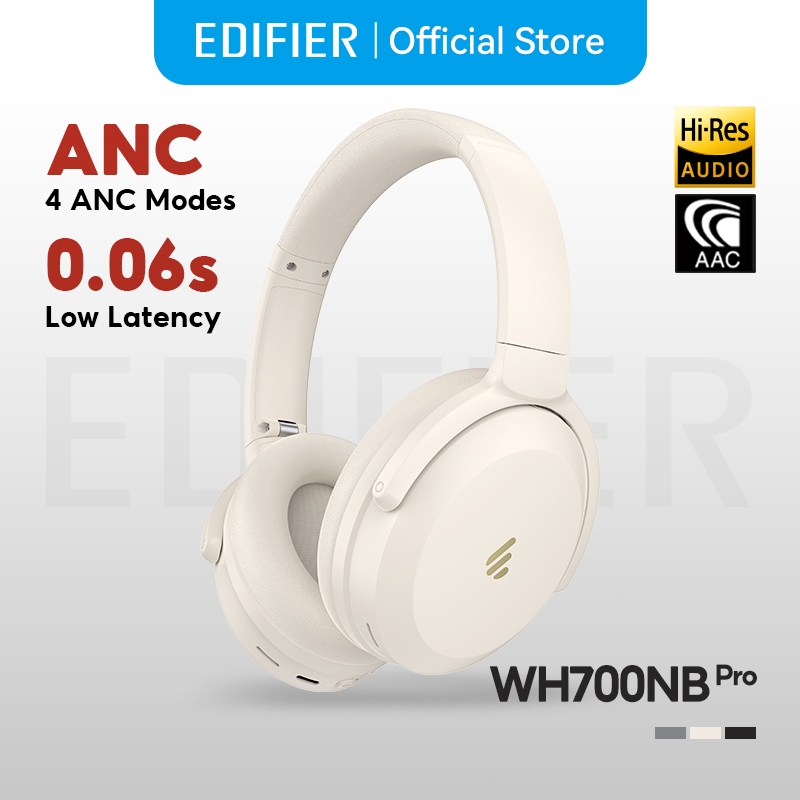 Edifier WH700NB Pro Hybrid ANC หูฟังไร้สายแบบครอบหู V5.4 -43dB เสียงชัด เล่นได้ 56H SBC