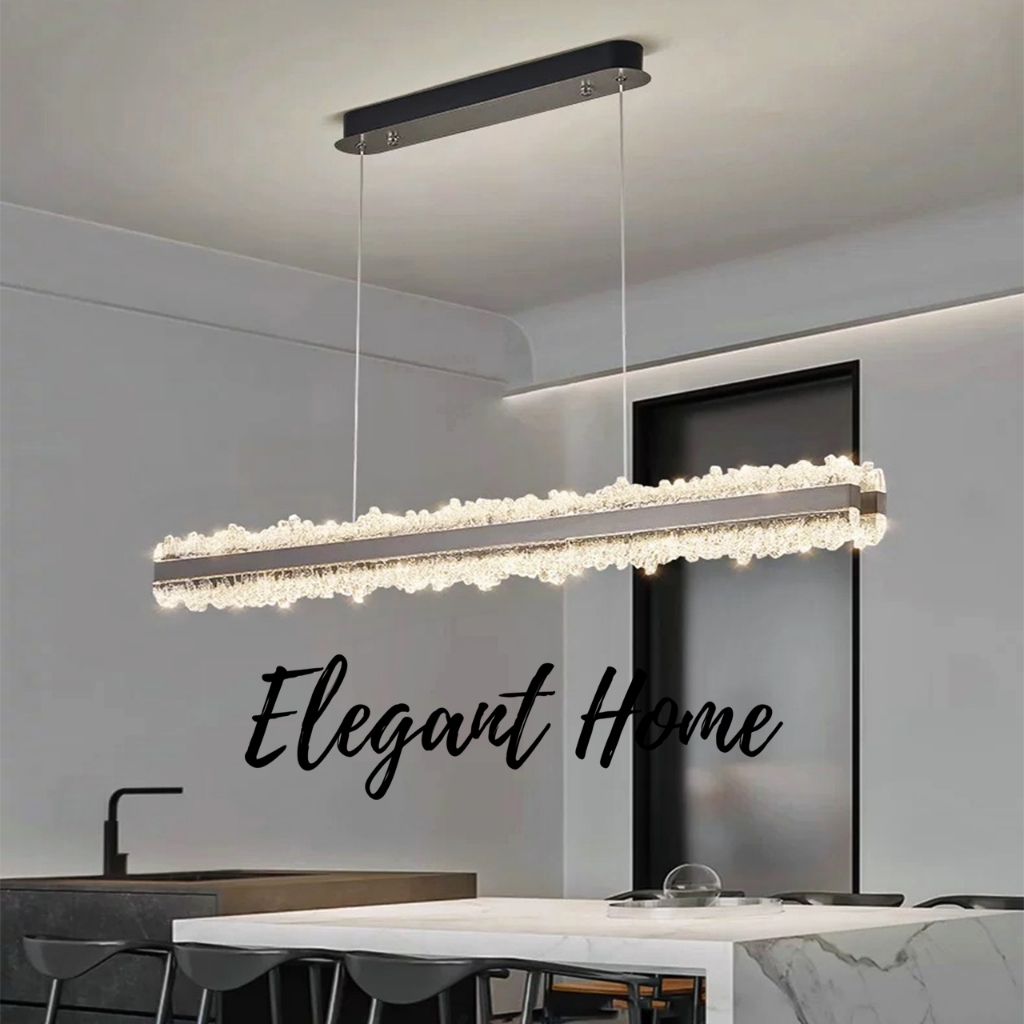 【Elegant Home】โคมไฟระย้า โคมไฟเพดาน LEDโคมไฟ แต่งห้องนอน ไฟแต่งห้อง โคมไฟหรู โคมไฟแขวน สำหรับตกแต่ง เคาน์เตอร์บาร์