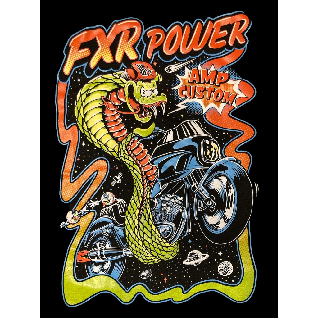 NEW! เสื้อยืด AMP CUSTOM ลาย FXR