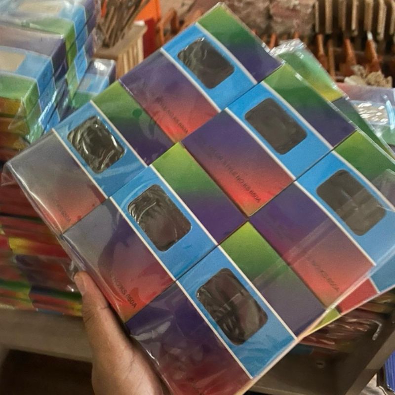 ถุงเท้าเมกกะยาวถึงเข่า สีดำและสีเนื้อ ลายยืดนุ่ม ใส่สบาย
