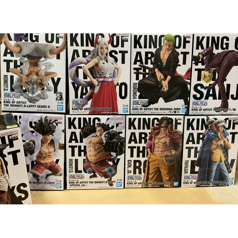 โมเดลวันพีซ ชุดking of artists และลูฟี่นิกะ ของใหม่ lot jp🇯🇵