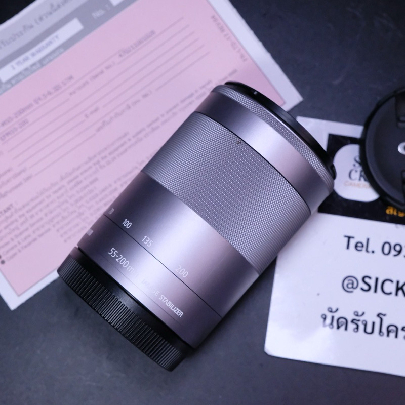 Canon Lens EF-M 55-200mm f4.5-6.3 IS STM (มือสอง)