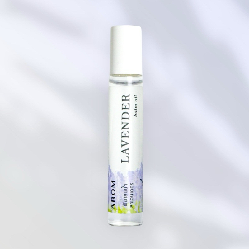 พิมเสนน้ำ กลิ่นลาเวนเดอร์ ตราอารมณ์ (AROM Lavender Liquid Balm)