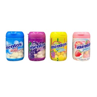 mentos เมนทอส ลูกอม และ หมากฝรั่ง แบบขวด candy&chewing gum