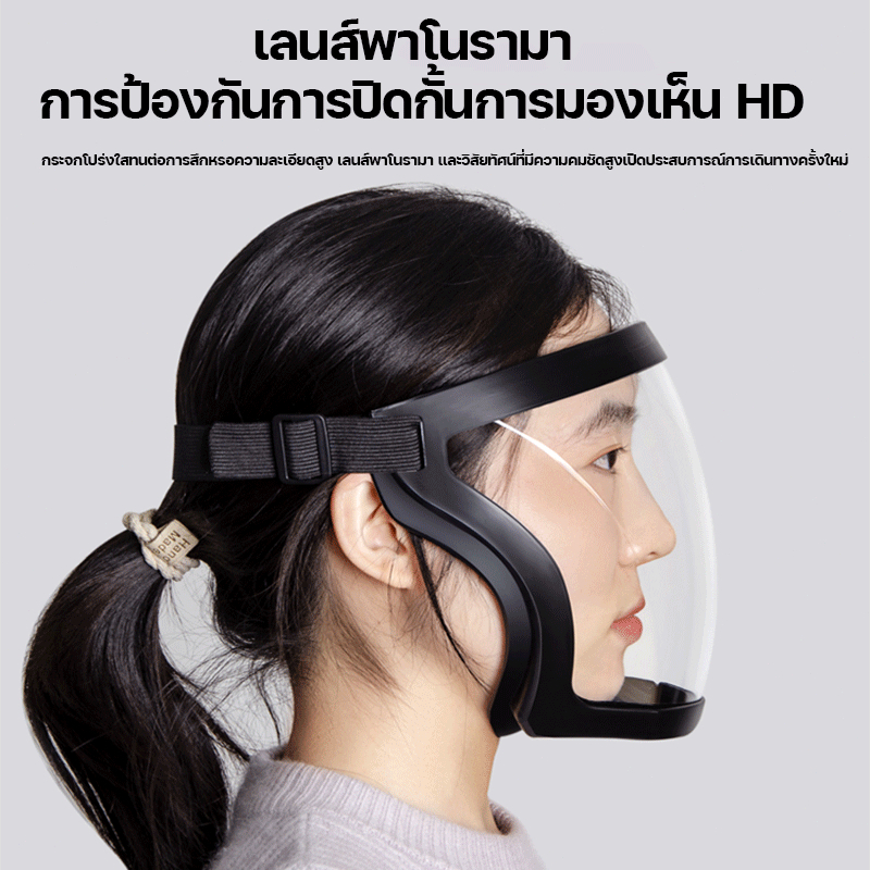 พิเศษสำหรับการฉีดพ่นยาฆ่าแมลง OUMANDI หน้าจอขนาดใหญ่ การปิดกั้นป้องกัน หน้ากากกันสารเคมี หน้ากากพ่นยา หน้ากากกันเคมี - รูปที่ 3