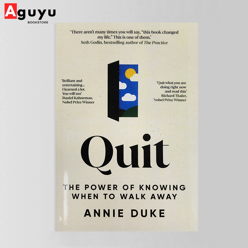 【หนังสือภาษาอังกฤษ】Quit: The Power of Knowing When to Walk Away by  Annie Duke