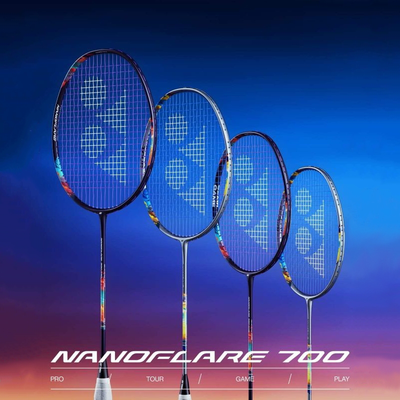 NANOFLARE 700 PLAY coffee 1000Z / 700/800 คาร์บอนเต็ม 30 ปอนด์ไม้แบดมินตันที่น่ารังเกียจอย่างรวดเร็ว
