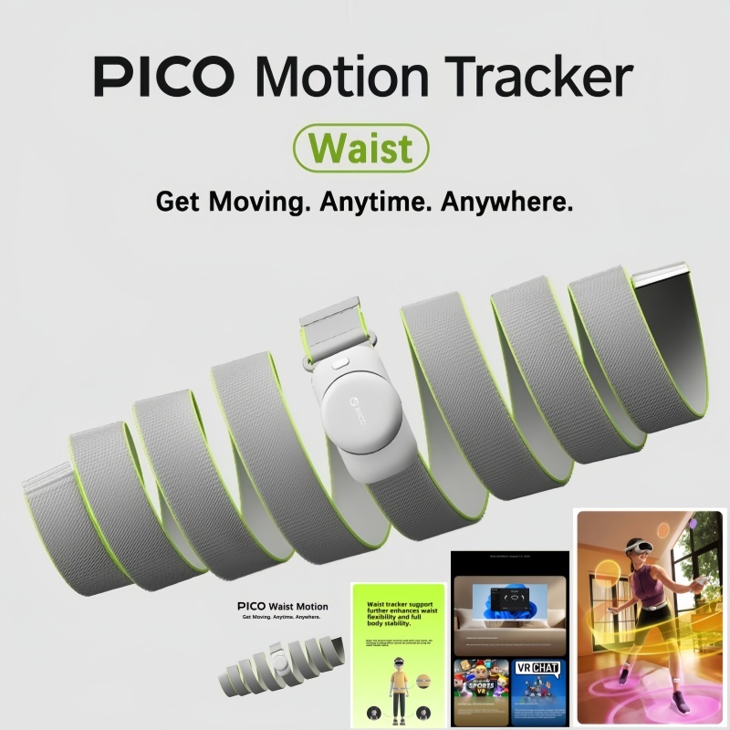 【รับประกัน 12 เดือน】2025 ใหม่ PICO เอว Motion Tracker สําหรับ PICO 4 Ultra/PICO 4 Pro/ PICO 4/Neo 3 