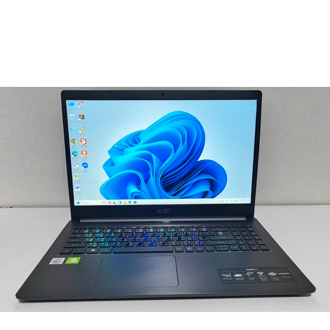 โน๊ตบุ๊ค Notebook มือสอง สภาพสวย Acer Aspire 5 Core i5 Gen10 Ram8G การ์ดจอแยก Vga MX250 2GB พร้อม จอ
