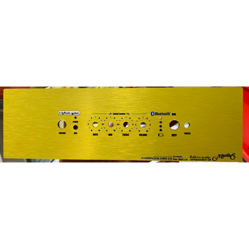 เพลทคอมโพสิท gemaudio 2.0 , 2.1 และ m60