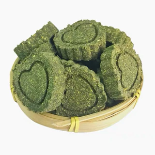 คุกกี้กระต่าย แบบหนา 4*1.5cm คุกกี้ทิมโมธี สำหรับสัตว์ฟันแทะ กลิ่นหญ้า หอมอร่อย