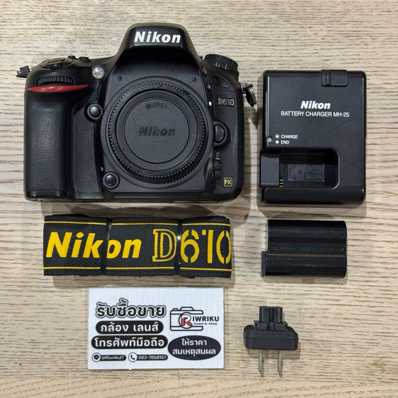 Nikon D610 FX (บอดี้) มือสอง สภาพดีใช้งานเต็มระบบ