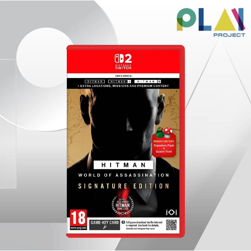 Nintendo Switch 2 : Hitman World of Assassination Signature Edition [Game-Key Card] [แผ่นเกมนินเทนโด