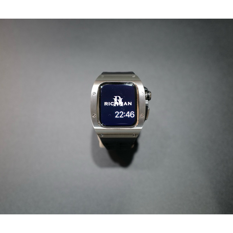 RICHMAN case สำหรับ apple watch series4,5,6,7,8,9 หรือขนาด 44,45mm วัสดุสแตนเลส316L
