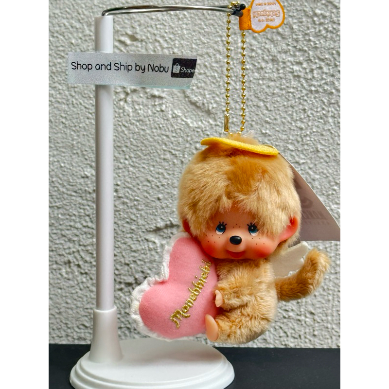 พวงกุญแจ monchhichi happy love angel  พร้อมส่ง