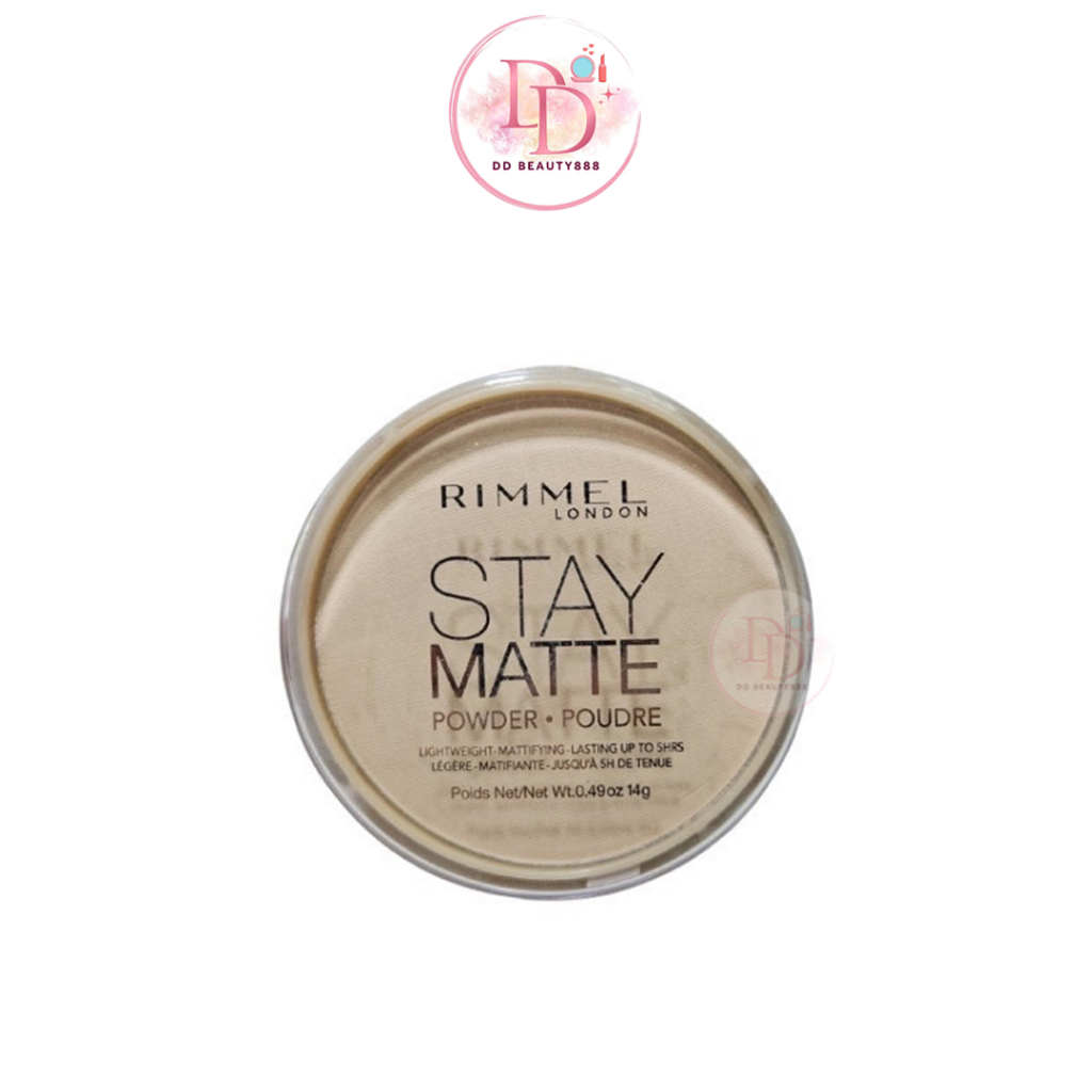 แป้งเทพคุมมัน Rimmel Stay Matte Pressed Powder สี 001 Translucent แป้งในตำนาน